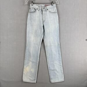 Vintage Levis 501XX Jeans Womens 25x31 Light Wash Denim Button Fly Straight Leg